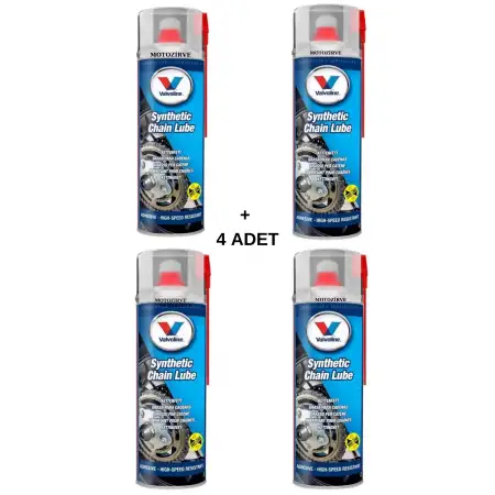 Valvoline Motosiklet Zincir Yağı 500 ml Sentetik (4 Adet)