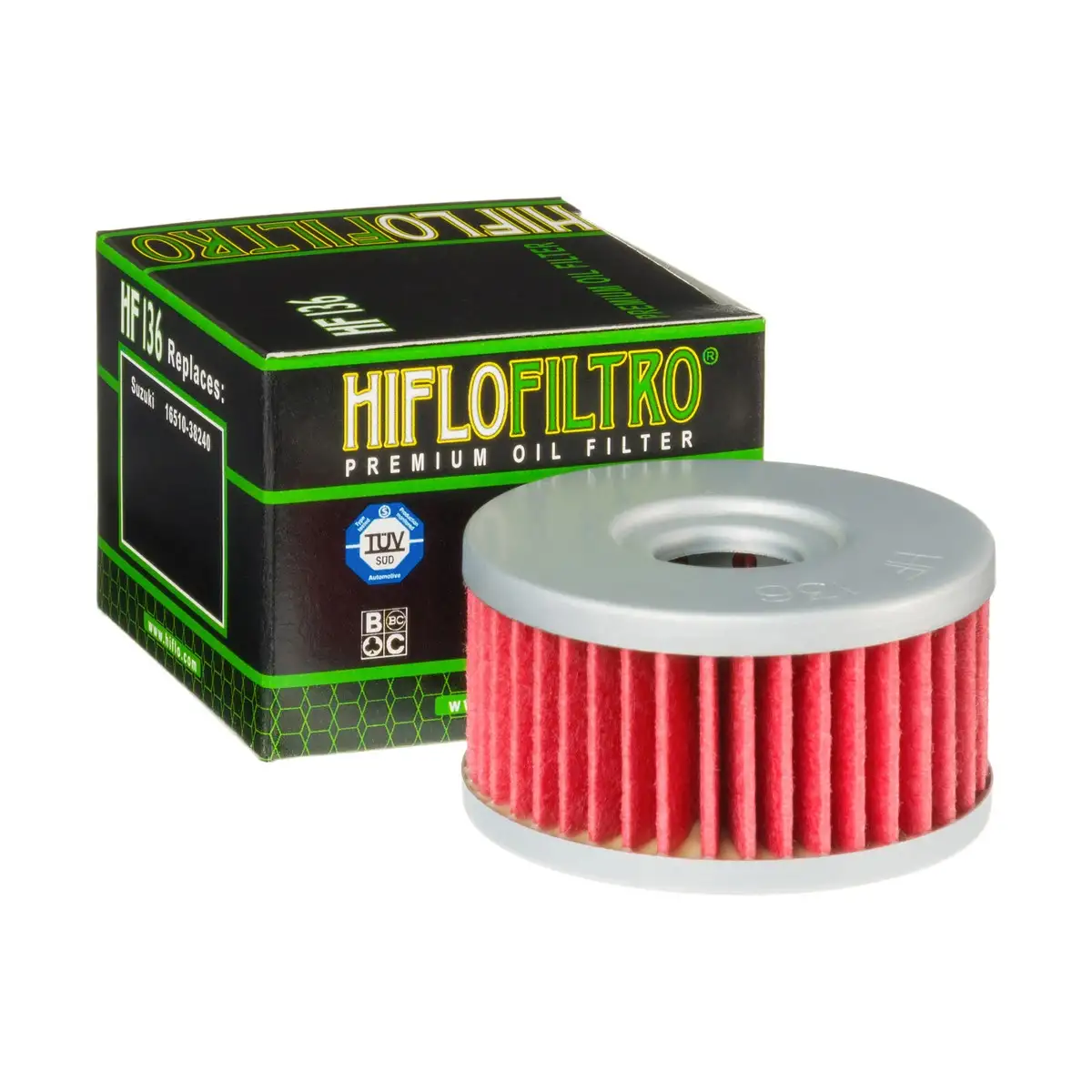 Hiflo HF136 Motosiklet Yağ Filtresi