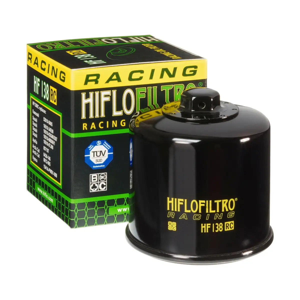Hiflo HF138RC Motosiklet Yağ Filtresi - TUV Onaylı