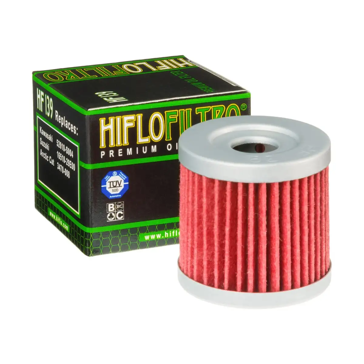 Hiflo HF139 Motosiklet Yağ Filtresi - TUV Onaylı