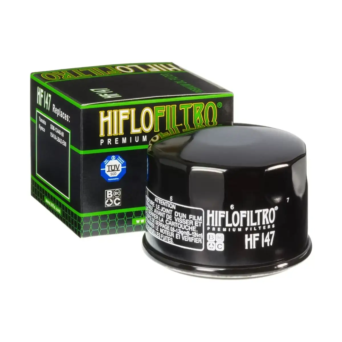 Hiflo HF147 Motosiklet Yağ Filtresi – TUV Onaylı
