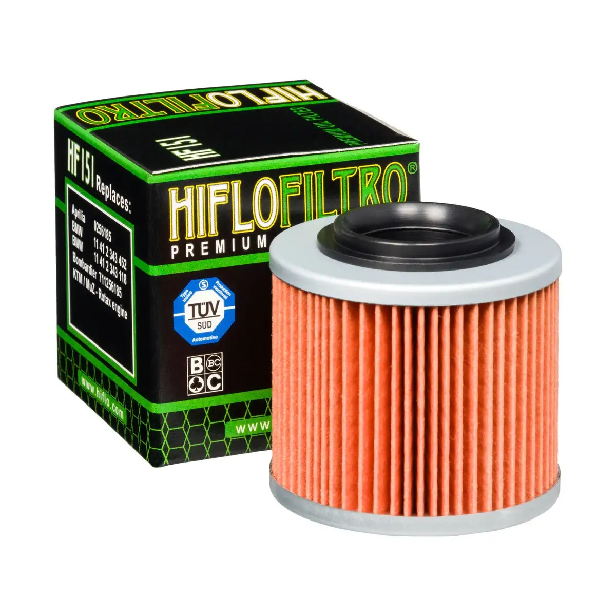 Hiflo HF151 Motosiklet Yağ Filtresi - TUV Onaylı