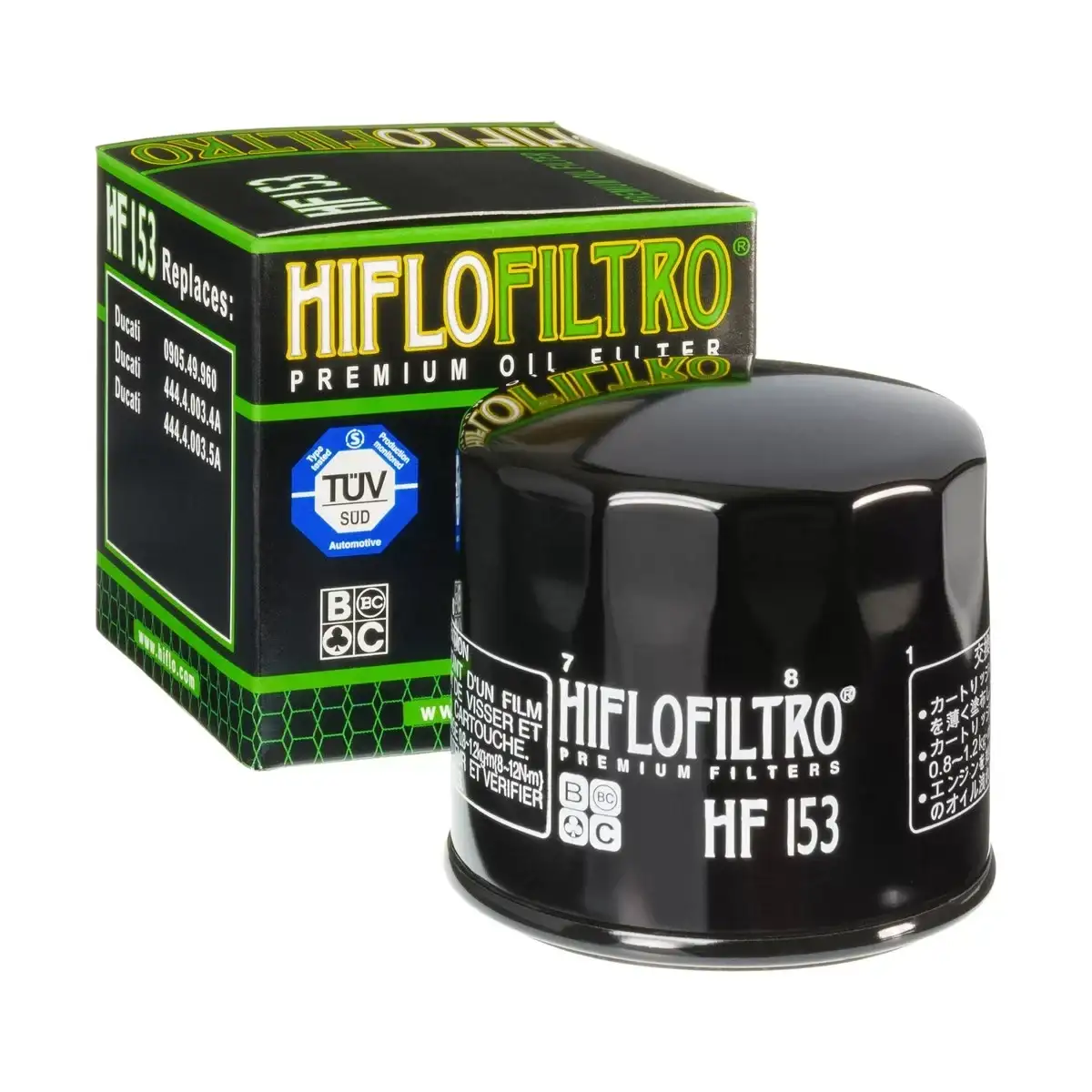 Hiflo HF153 Motosiklet Yağ Filtresi - TUV Onaylı