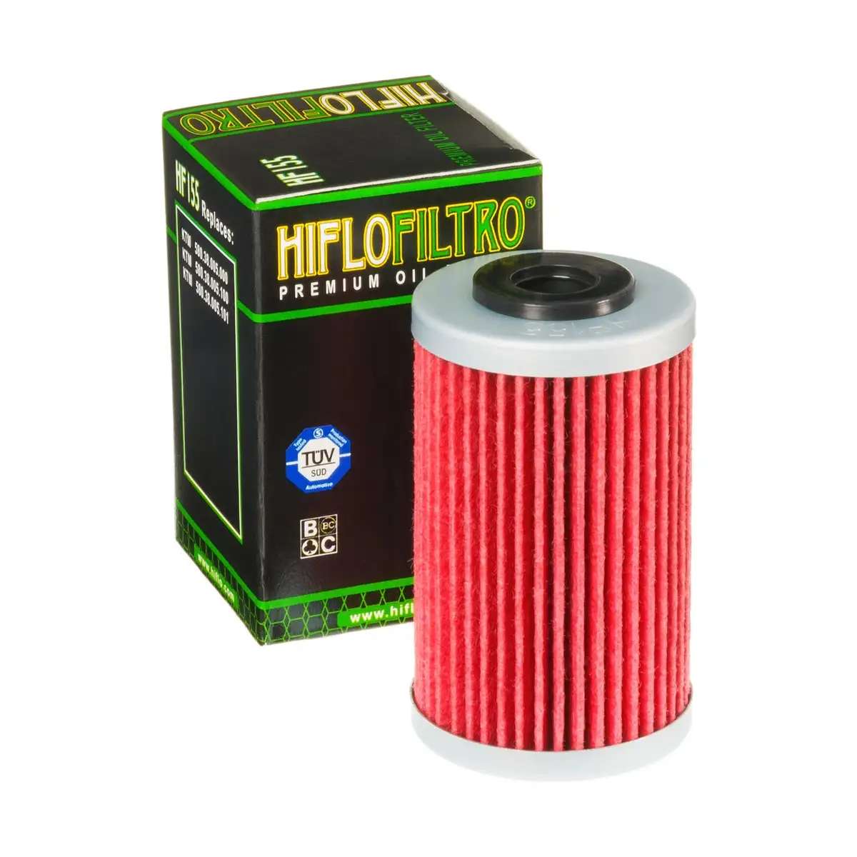 Hiflo HF155 Motosiklet Yağ Filtresi – TUV Onaylı