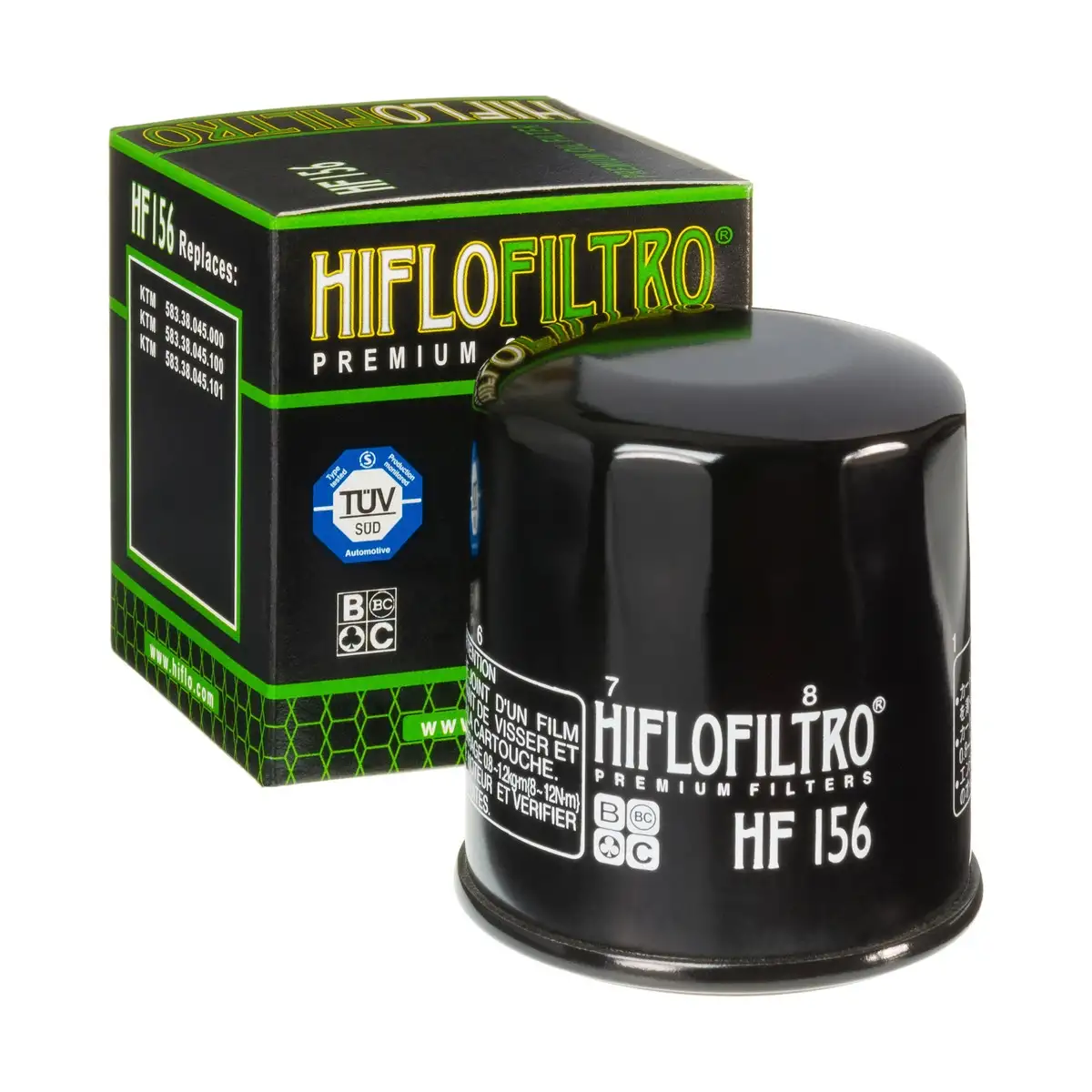 Hiflo HF156 Motosiklet Yağ Filtresi – TUV Onaylı