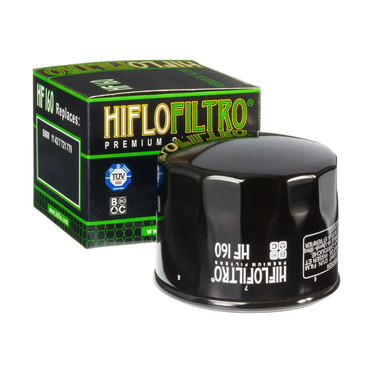 Hiflo HF160 Motosiklet Yağ Filtresi -TUV Onaylı