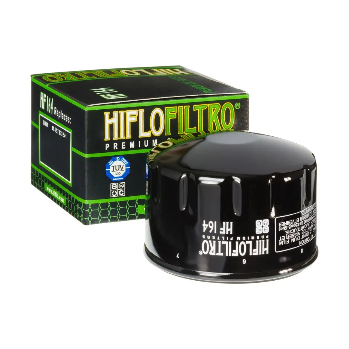 Hiflo HF164 Motosiklet Yağ Filtresi – TUV Onaylı