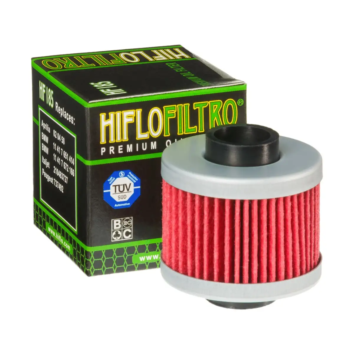 Hiflo HF185 Motosiklet Motor Yağı Filtresi – TUV Onaylı