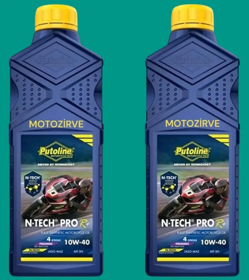 Putoline N-Tech Pro R+ 10w-40 Tam Sentetic Motosiklet Yağı 1 Litre (2 Adet),ntech