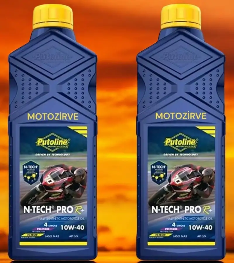Putoline N-Tech Pro R+ 10w-40 Tam Sentetic Motosiklet Yağı 1 Litre (2 Adet),ntech