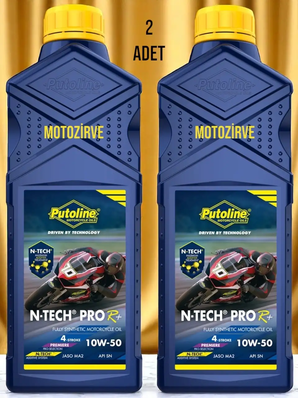 Putoline N-Tech ProR+10w-50 Tam Sentetik Motor Yağı 1 Litre (2 Adet),ntech