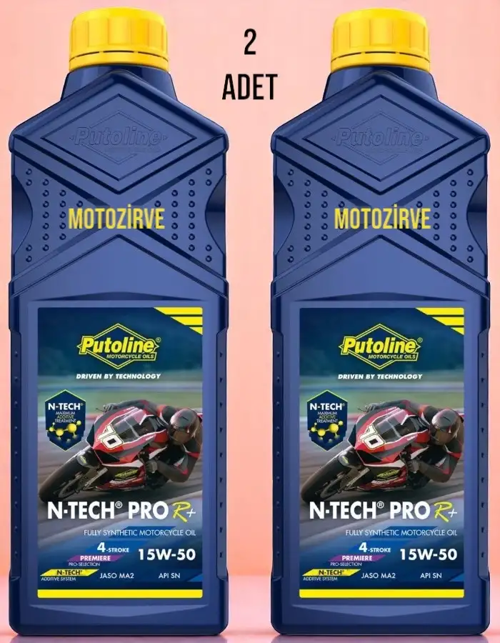 Putoline N-Tech ProR+15w-50 Tam Sentetik Motor Yağı 1 Litre (2 Adet),ntech