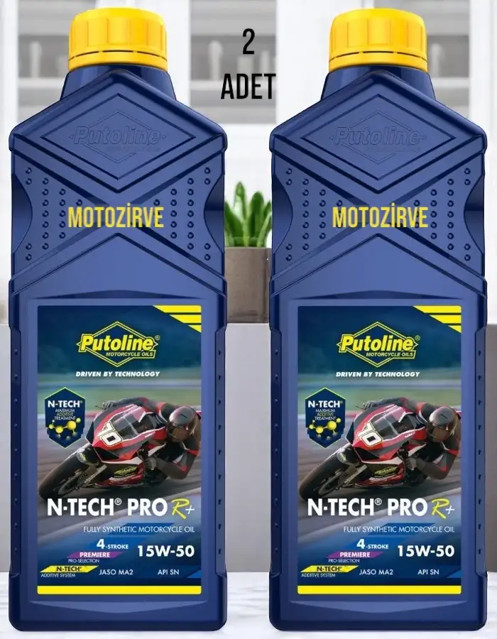 Putoline N-Tech ProR+15w-50 Tam Sentetik Motor Yağı 1 Litre (2 Adet),ntech