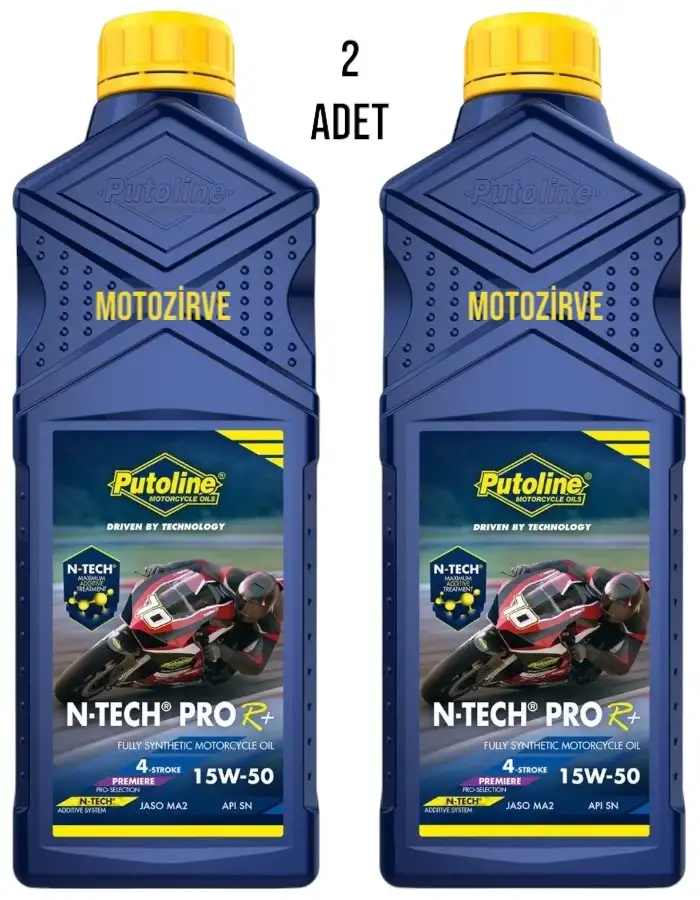 Putoline N-Tech ProR+15w-50 Tam Sentetik Motor Yağı 1 Litre (2 Adet),ntech