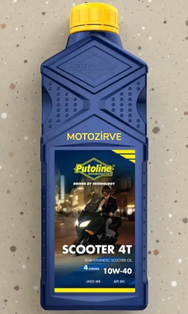 Putoline Scooter 4T 10w40 Scooter Motosiklet Motor Yağı 1 Lt