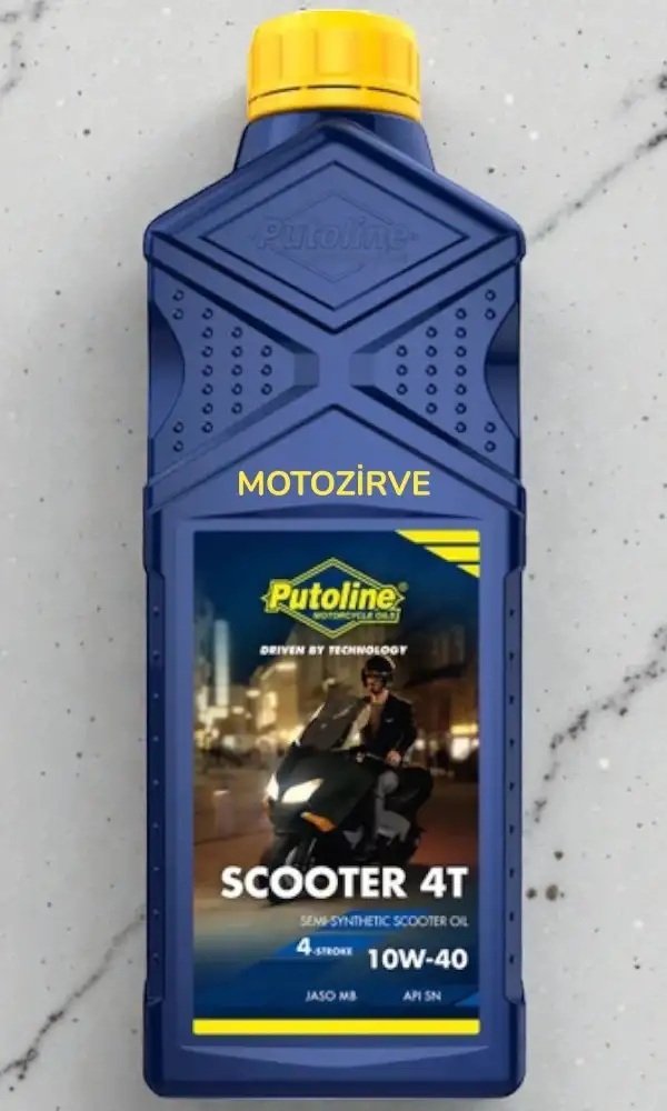 Putoline Scooter 4T 10w40 Scooter Motosiklet Motor Yağı 1 Lt