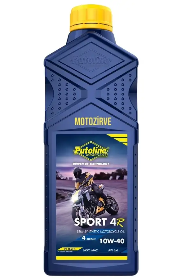 Putoline Sport 4R 10w-40 N-Tech Yarım Sentetik Motor Yağı 1 Litre