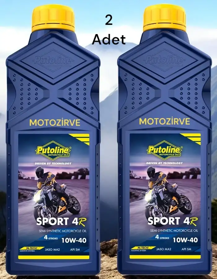 Putoline Sport 4R 10w-40 N-Tech Yarım Sentetik Motor Yağı 1 Lt. (2 Adet)