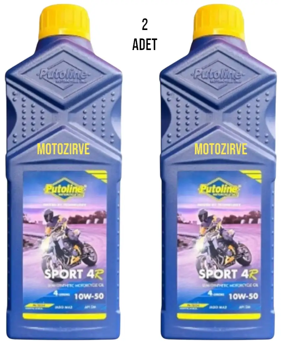 Putoline Sport 4R 10w-50 N-Tech Yarı Sentetik Yağ 1 Lt (2 Adet)