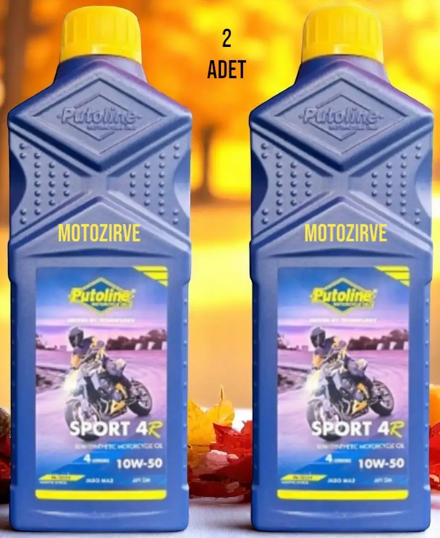 Putoline Sport 4R 10w-50 N-Tech Yarı Sentetik Yağ 1 Lt (2 Adet)
