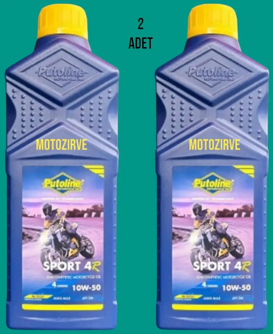 Putoline Sport 4R 10w-50 N-Tech Yarı Sentetik Yağ 1 Lt (2 Adet)
