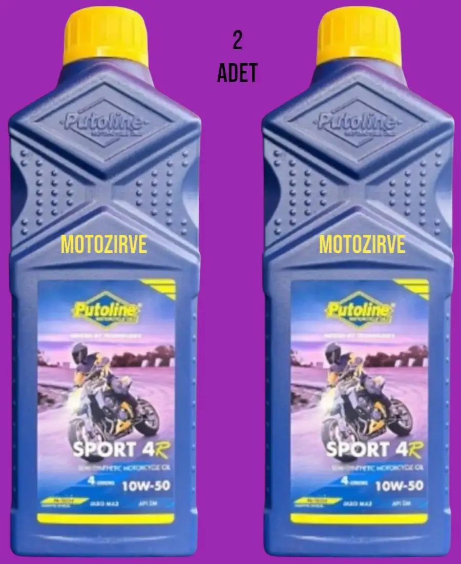 Putoline Sport 4R 10w-50 N-Tech Yarı Sentetik Yağ 1 Lt (2 Adet)