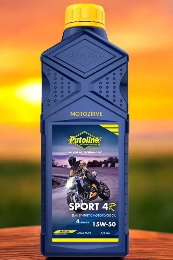 Putoline Sport 4R 15w-50 N-Tech Yarım Sentetik Motor Yağı 1 Litre