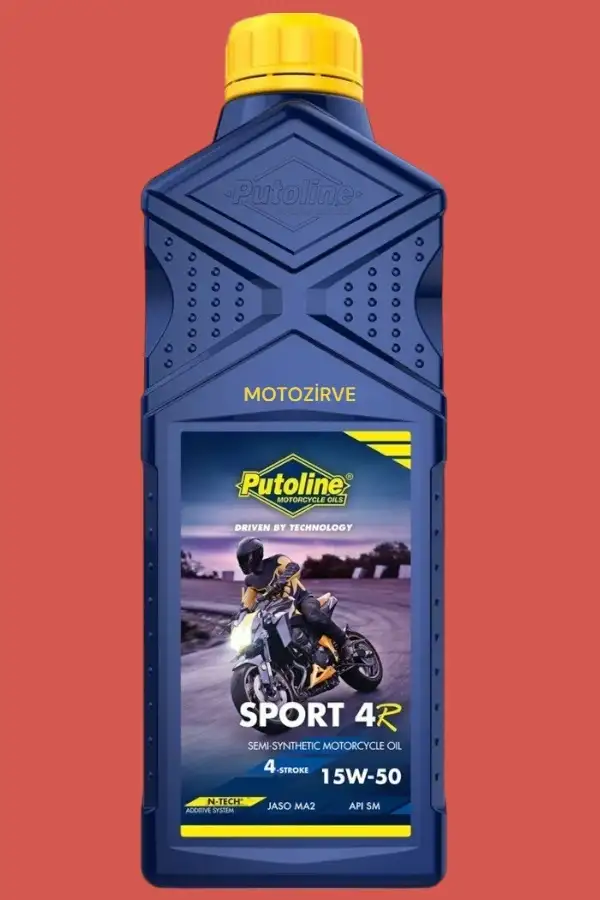 Putoline Sport 4R 15w-50 N-Tech Yarım Sentetik Motor Yağı 1 Litre
