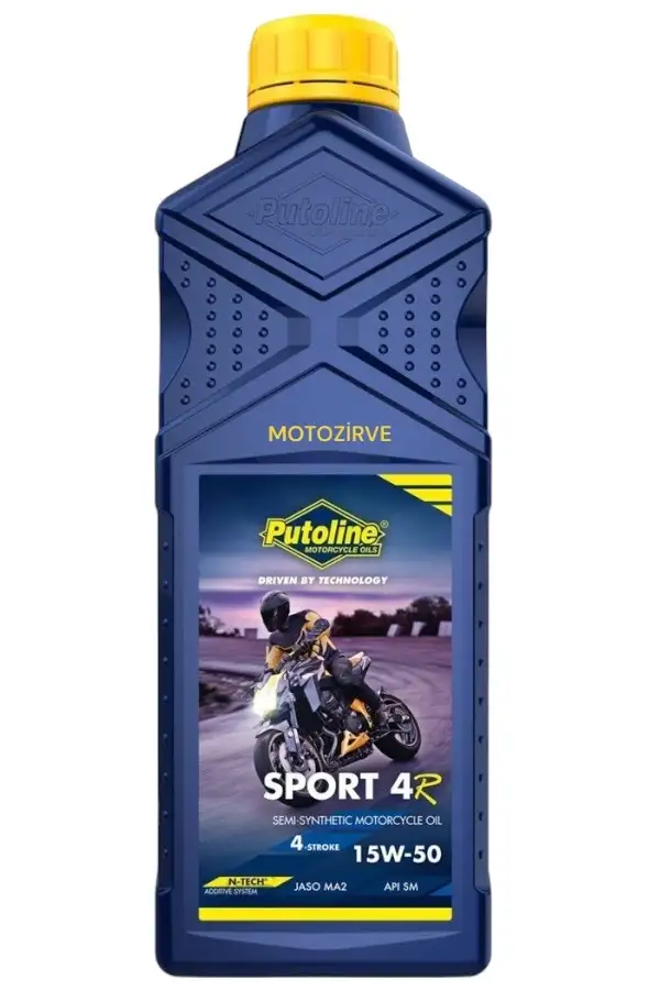 Putoline Sport 4R 15w-50 N-Tech Yarım Sentetik Motor Yağı 1 Litre