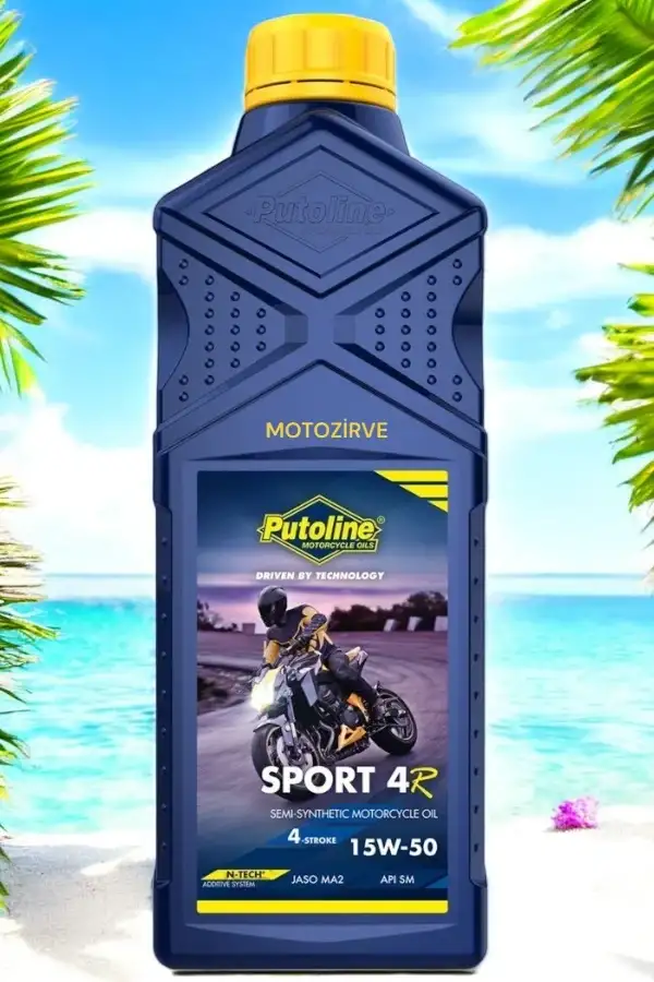 Putoline Sport 4R 15w-50 N-Tech Yarım Sentetik Motor Yağı 1 Litre