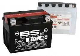 Yuasa YTX4L-BS (DC) 3.2 Amper 12 Volt 50 CCA Bakım Gerektirmeyen Motosiklet Aküsü, ytx4lbs