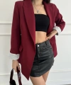 İçi çizgili blazer ceket