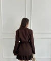 Bağlamalı Oversize blazer ceket