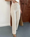 Çizgi detay pantolon