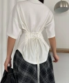Arkadan Bağlamalı Bluz