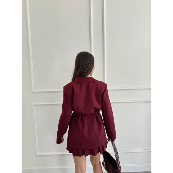 Bağlamalı Oversize blazer ceket