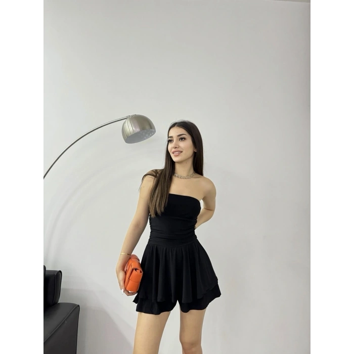 Şortlu mini Sandy elbise