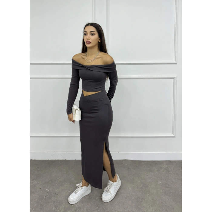 Etek&crop ikili takım