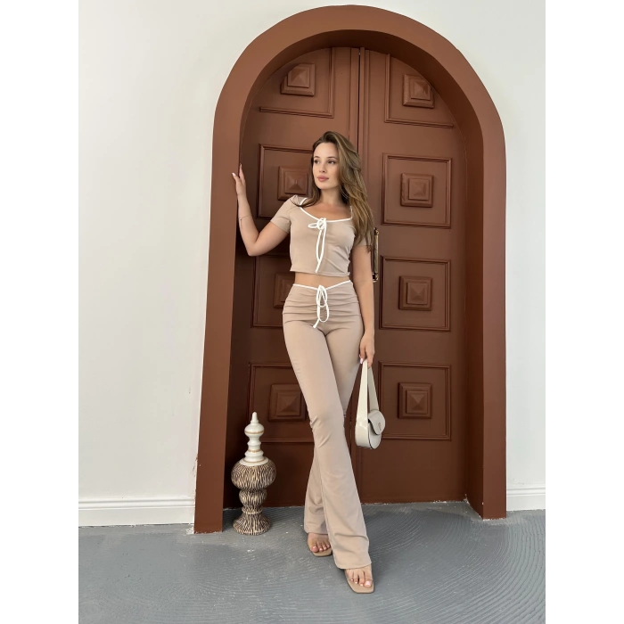 Dalgıç kumaş biyeli ikili takım