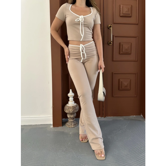 Dalgıç kumaş biyeli ikili takım