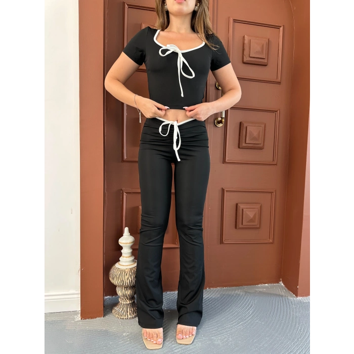 Dalgıç kumaş biyeli ikili takım