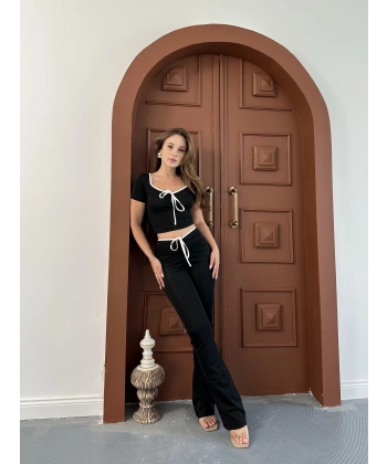 Dalgıç kumaş biyeli ikili takım