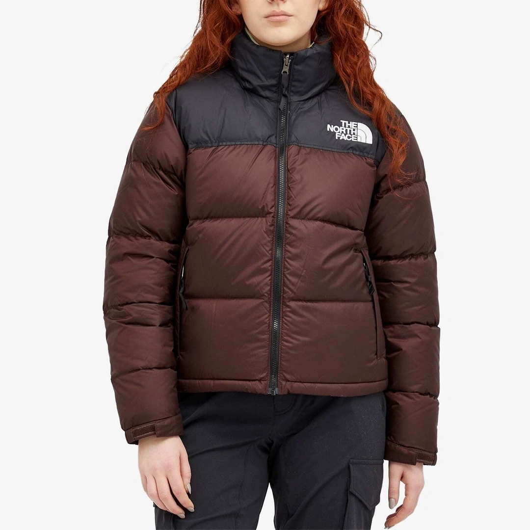 1996 Nuptse Kahverengi Kadın Mont