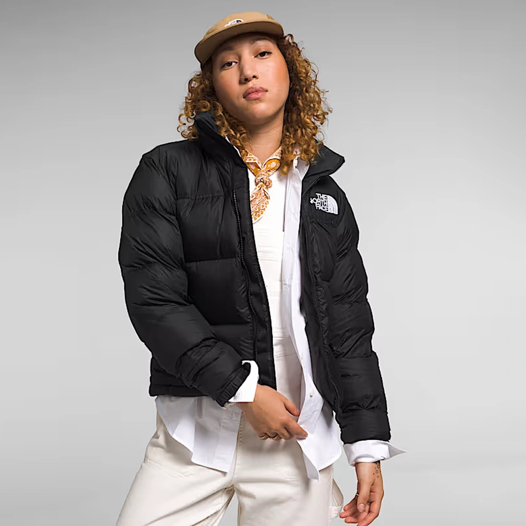 1996 Nuptse Siyah Kadın Mont