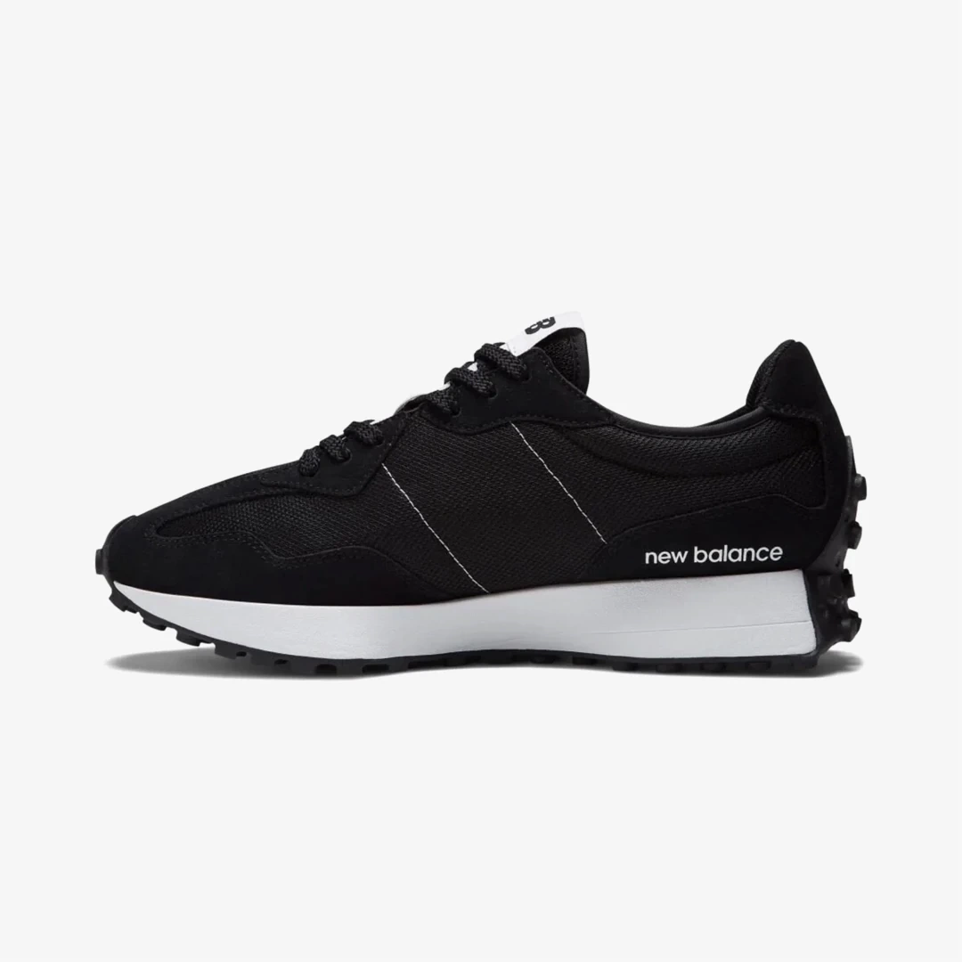327 Unisex Spor Ayakkabı Beyaz/Siyah