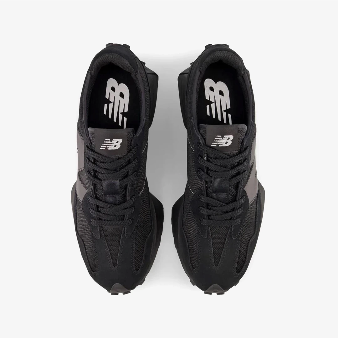 327 Unisex Spor Ayakkabı Siyah/Siyah