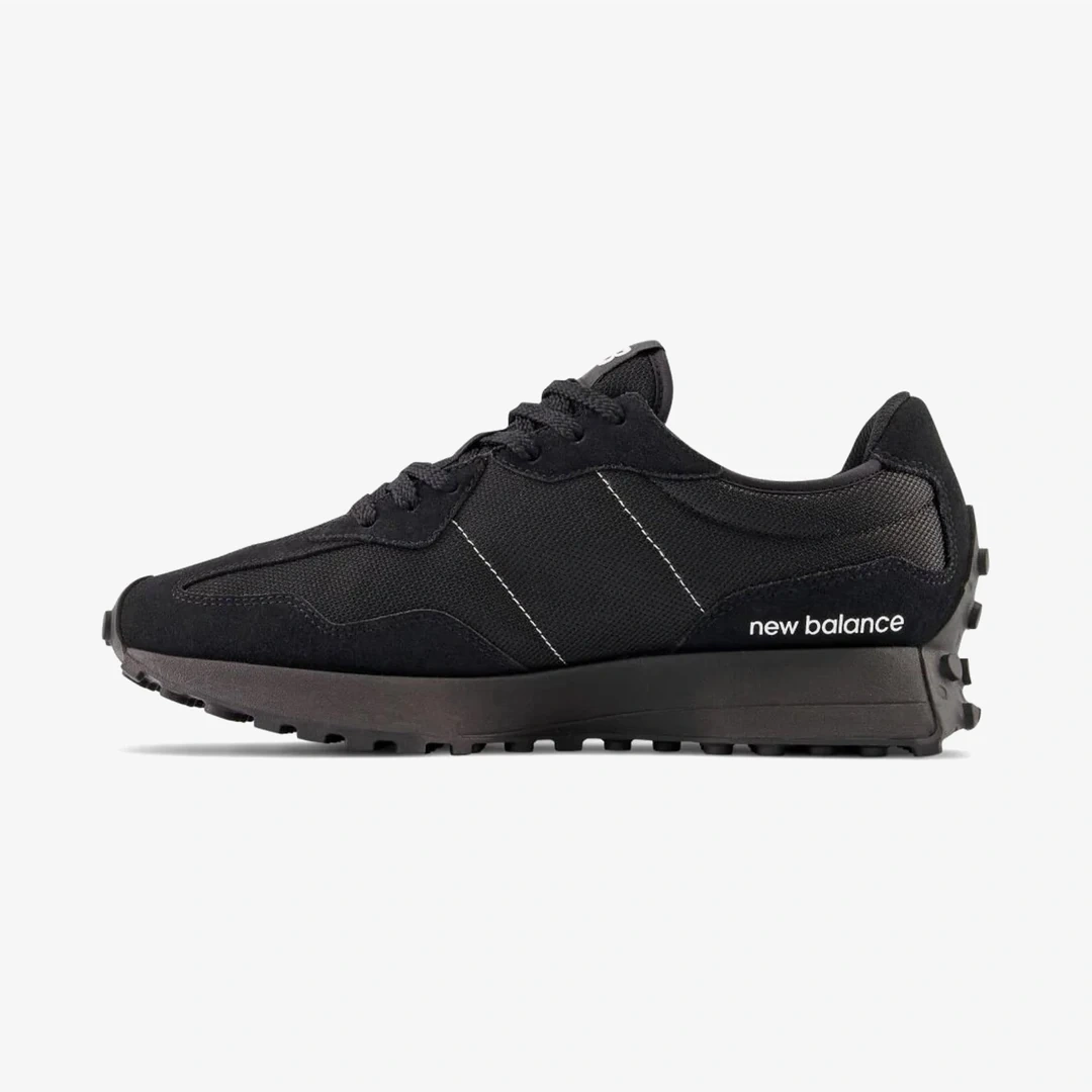 327 Unisex Spor Ayakkabı Siyah/Siyah
