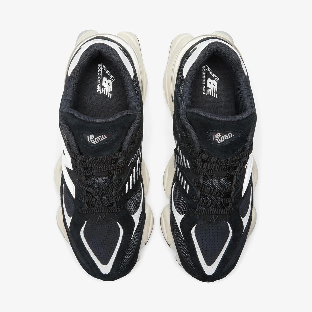 9060 Unisex Beyaz/Siyah