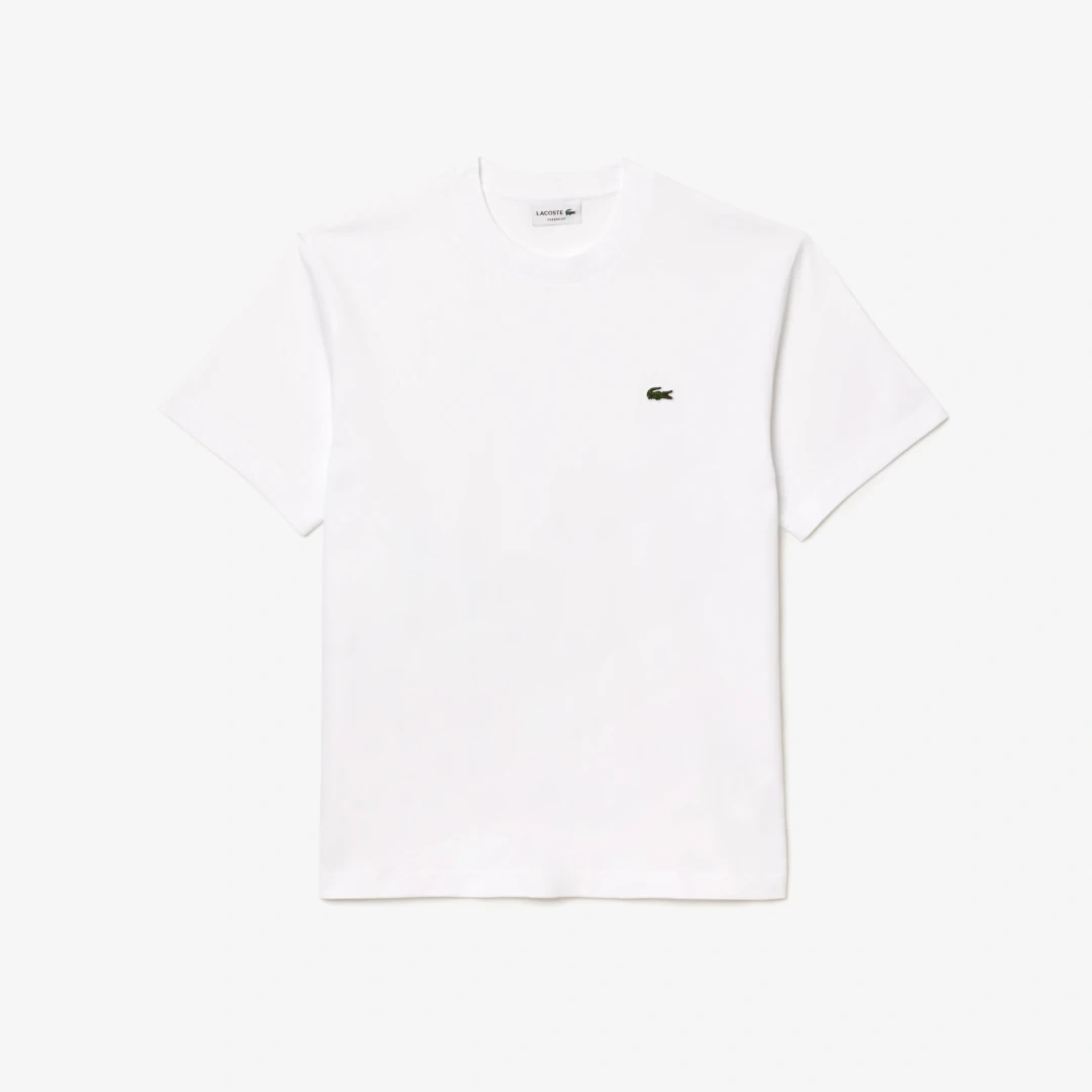 Classic Fit Bisiklet Yaka T-Shirt Beyaz
