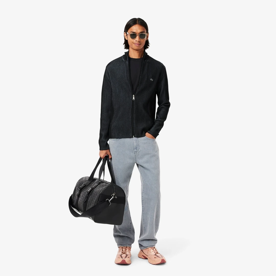 Classic Fit Bisiklet Yaka T-Shirt Siyah